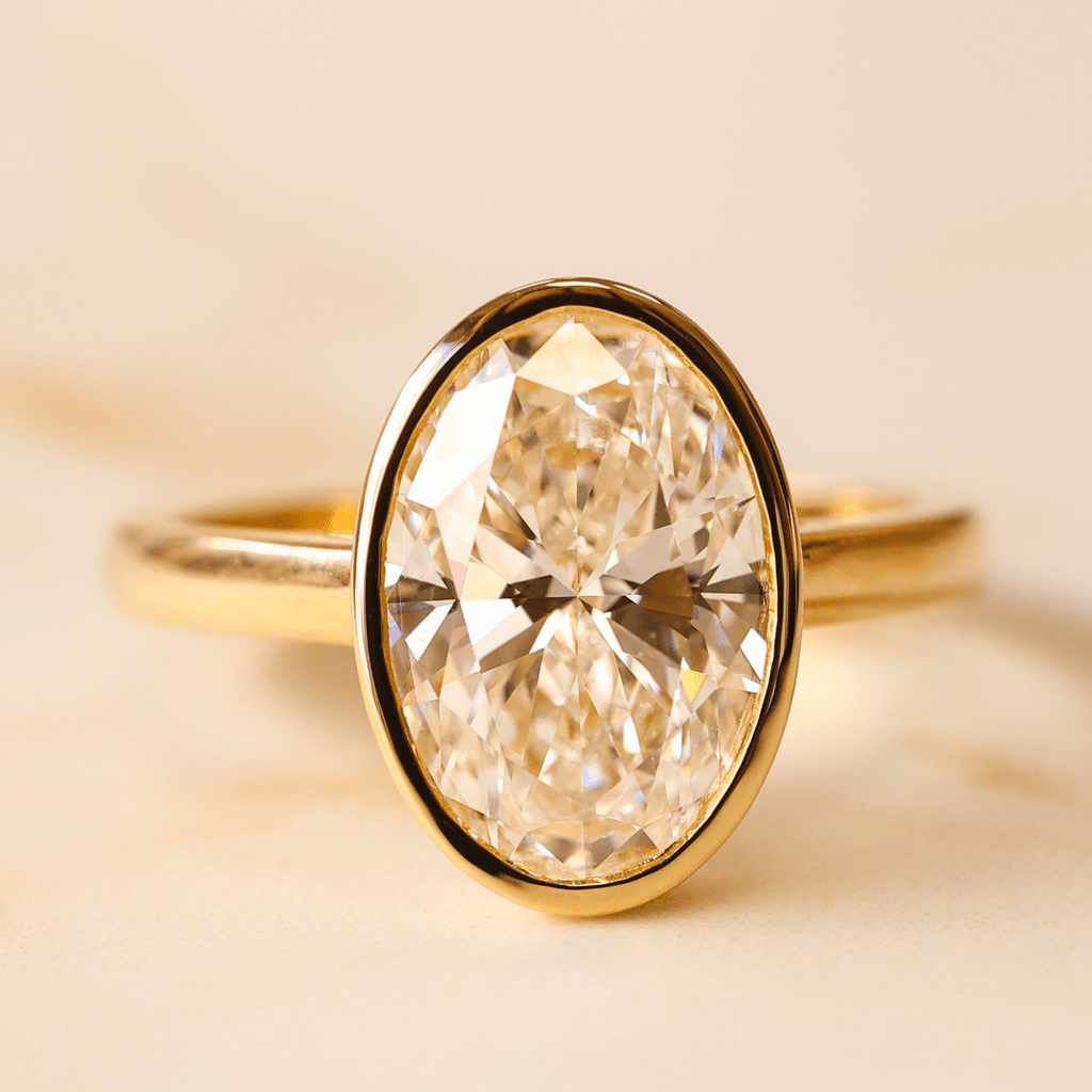 Anillo de Compromiso Bezel - The Bright Club