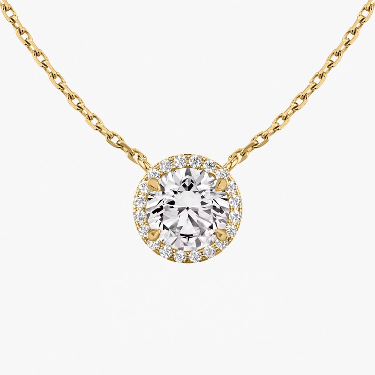 El diamante se muestra con 1.00cts