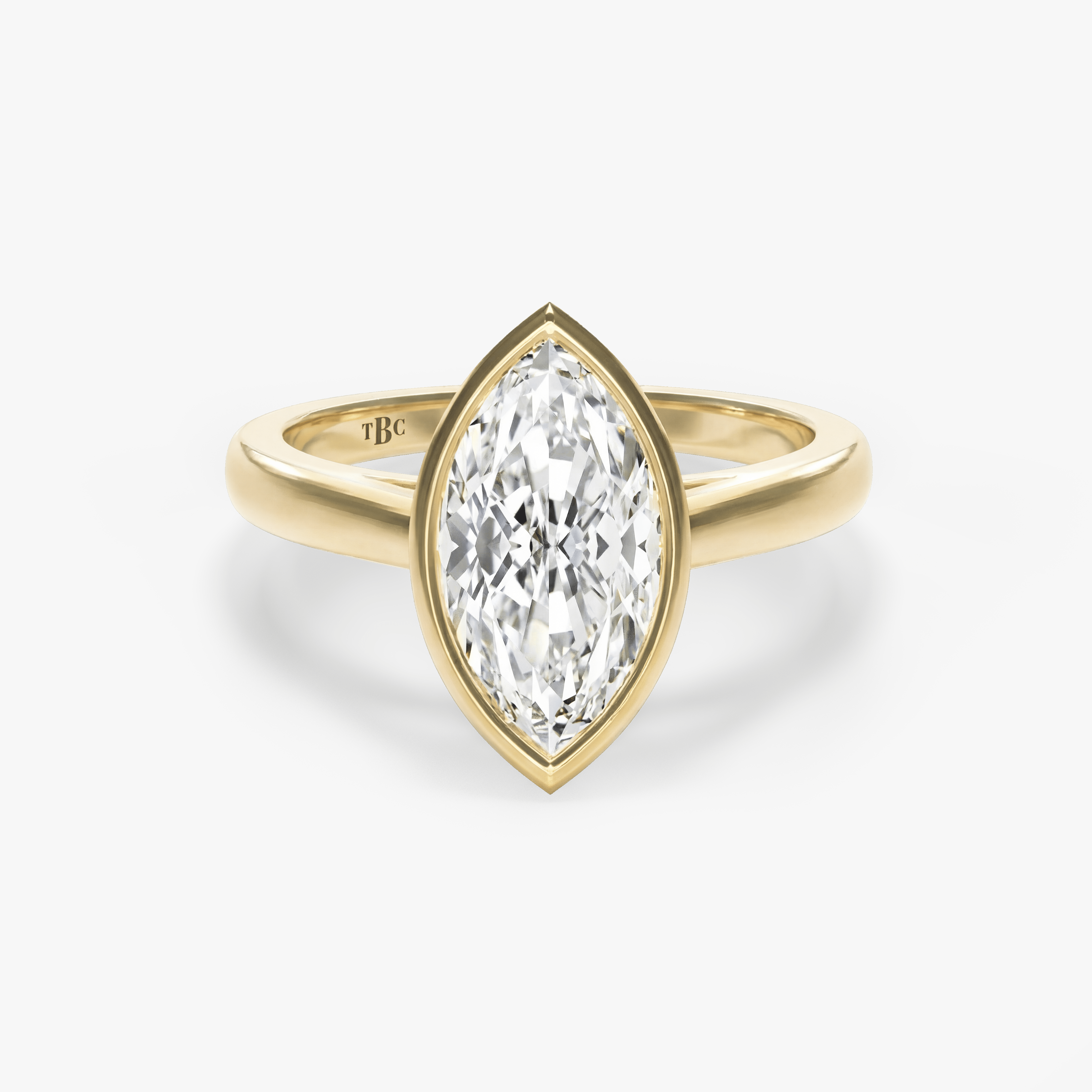Anillo de Compromiso Bezel - The Bright Club