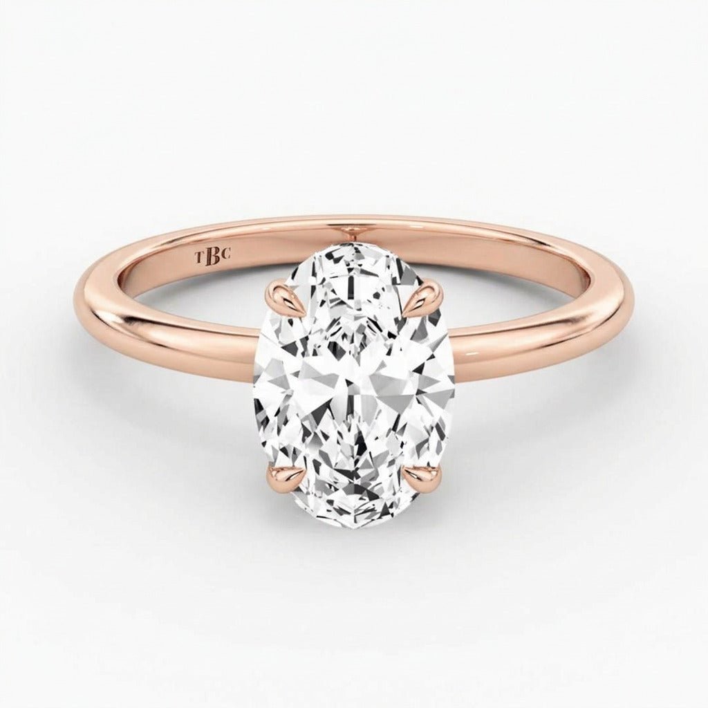 El diamante se muestra con 1.00cts