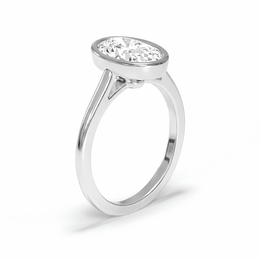 Anillo de Compromiso Bezel - The Bright Club
