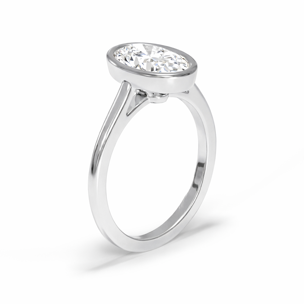 Anillo de Compromiso Bezel