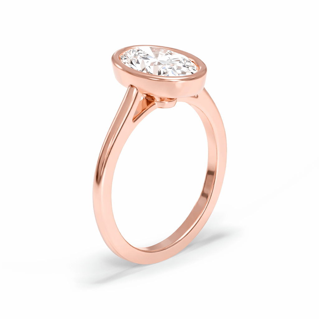 Anillo de Compromiso Bezel - The Bright Club