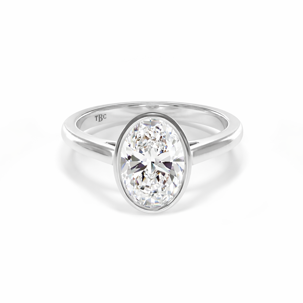 Anillo de Compromiso Bezel