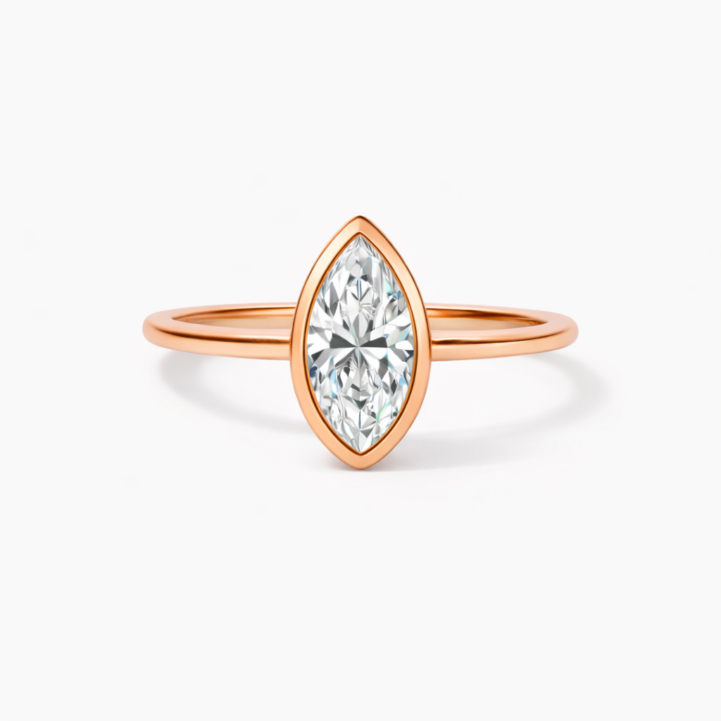 Anillo de Compromiso Bezel