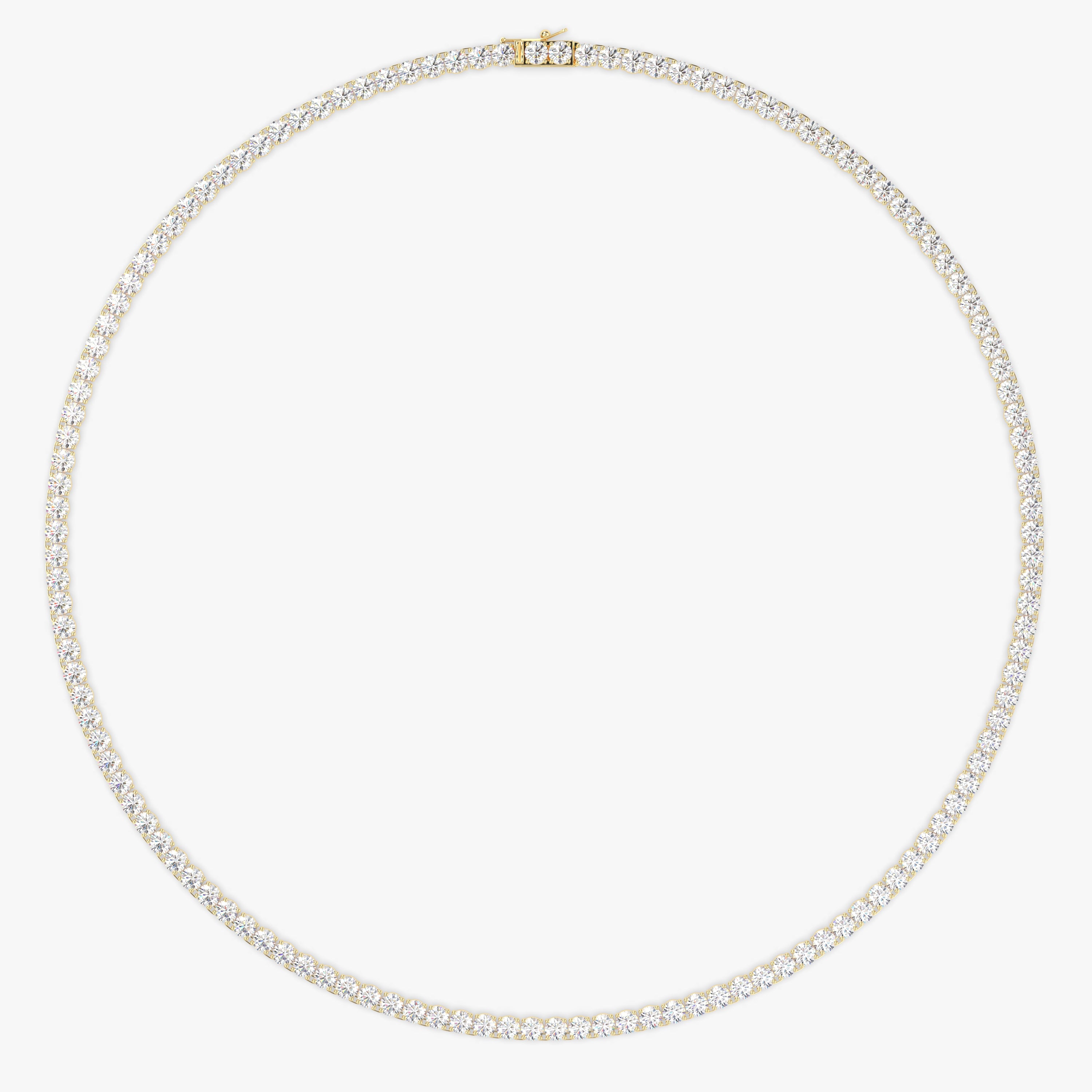 El collar se muestra con 14.40cts