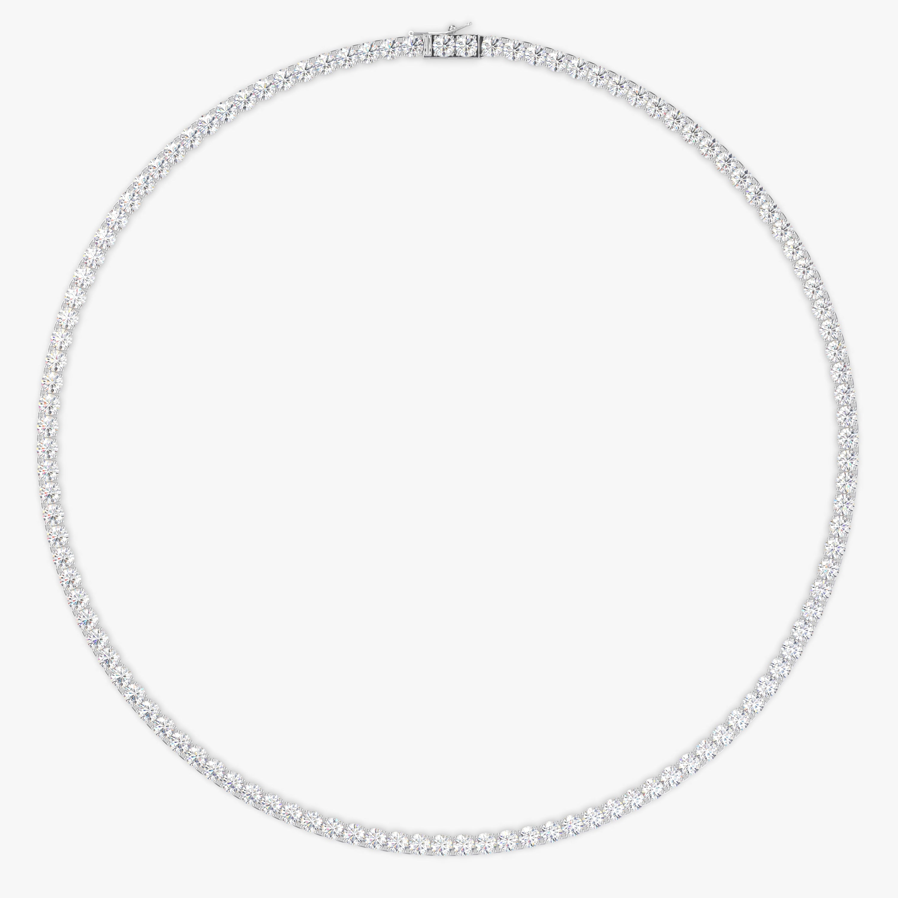 El collar se muestra con 18.00cts