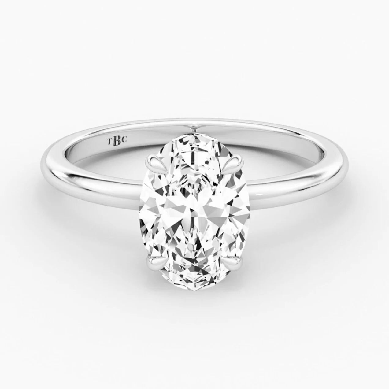 El diamante se muestra con 1.00cts