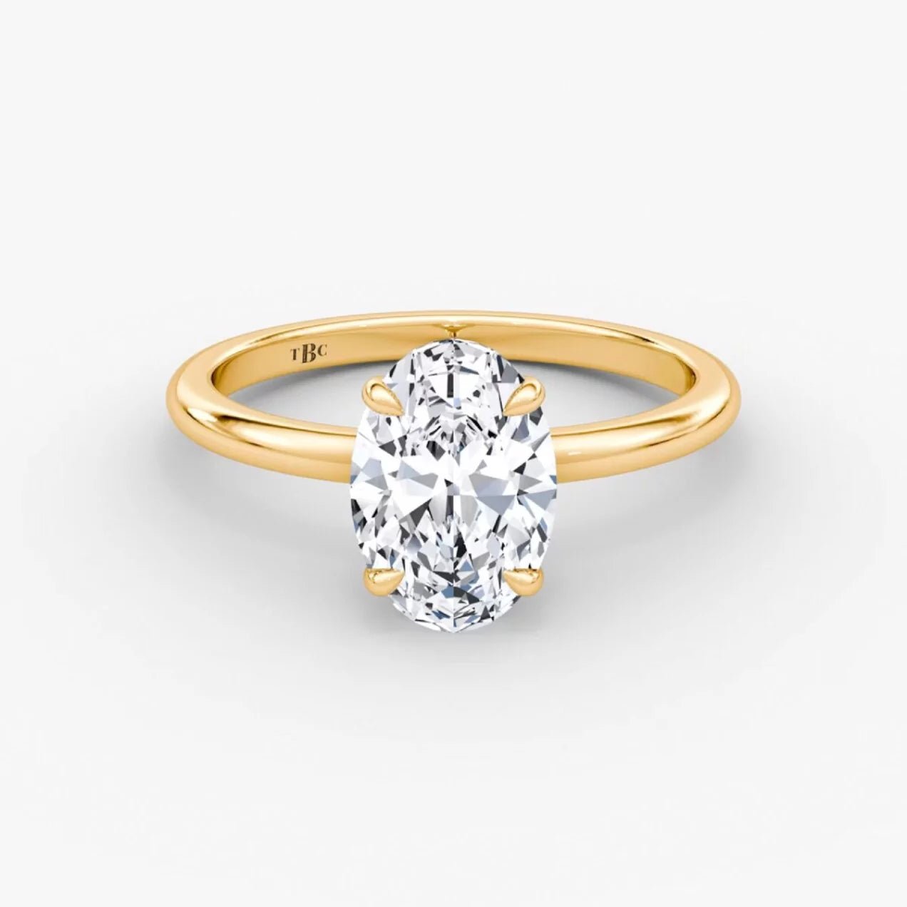 El diamante se muestra con 1.00cts