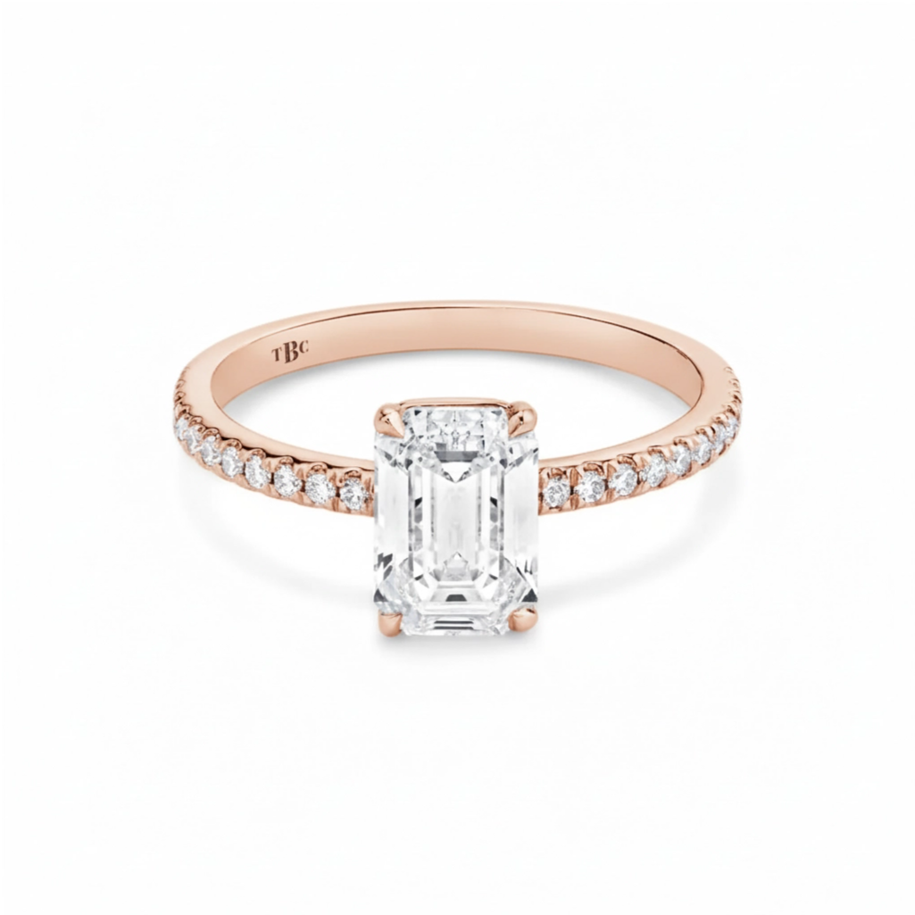 El diamante se muestra con 1.50cts