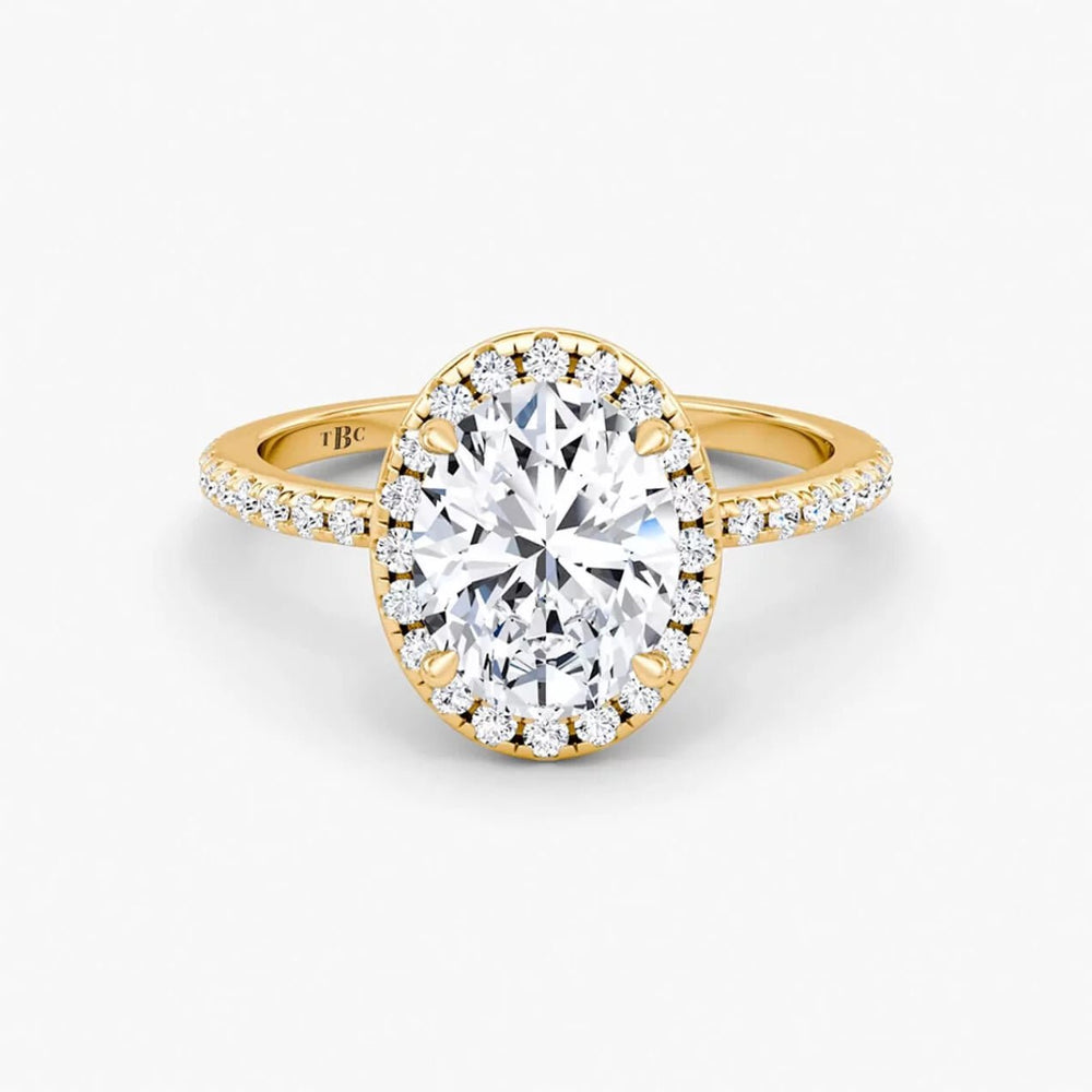Diamante de talla oval