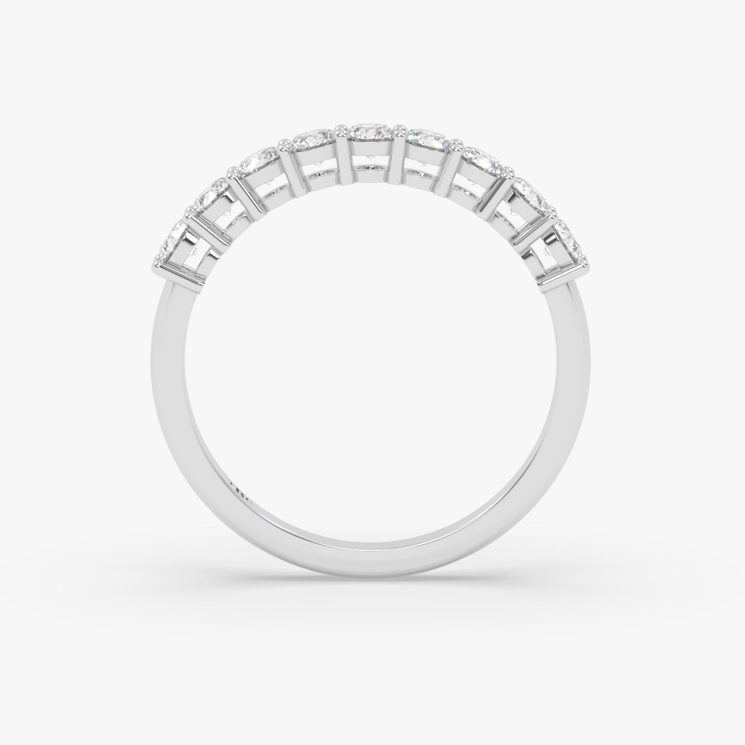 El diamante se muestra con 1.00cts