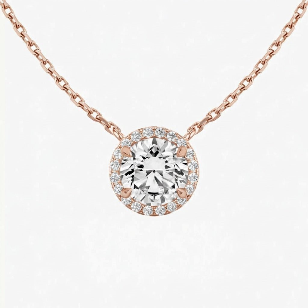 El diamante se muestra con 1.00cts