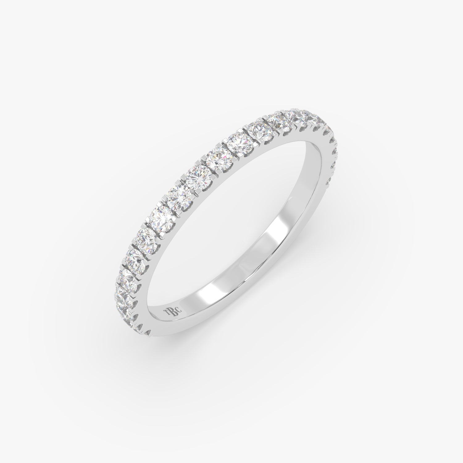 El diamante se muestra con 0.42cts