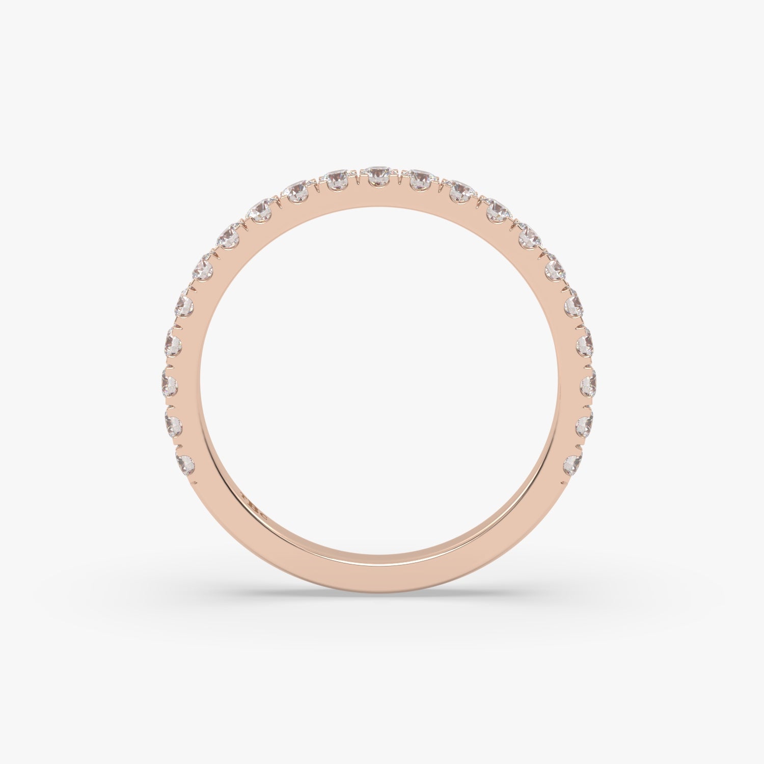 El diamante se muestra con 0.42cts