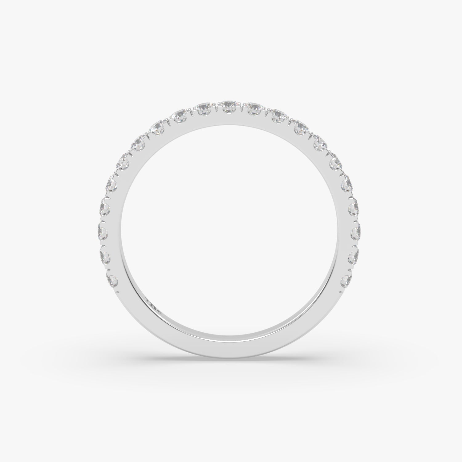 El diamante se muestra con 0.42cts