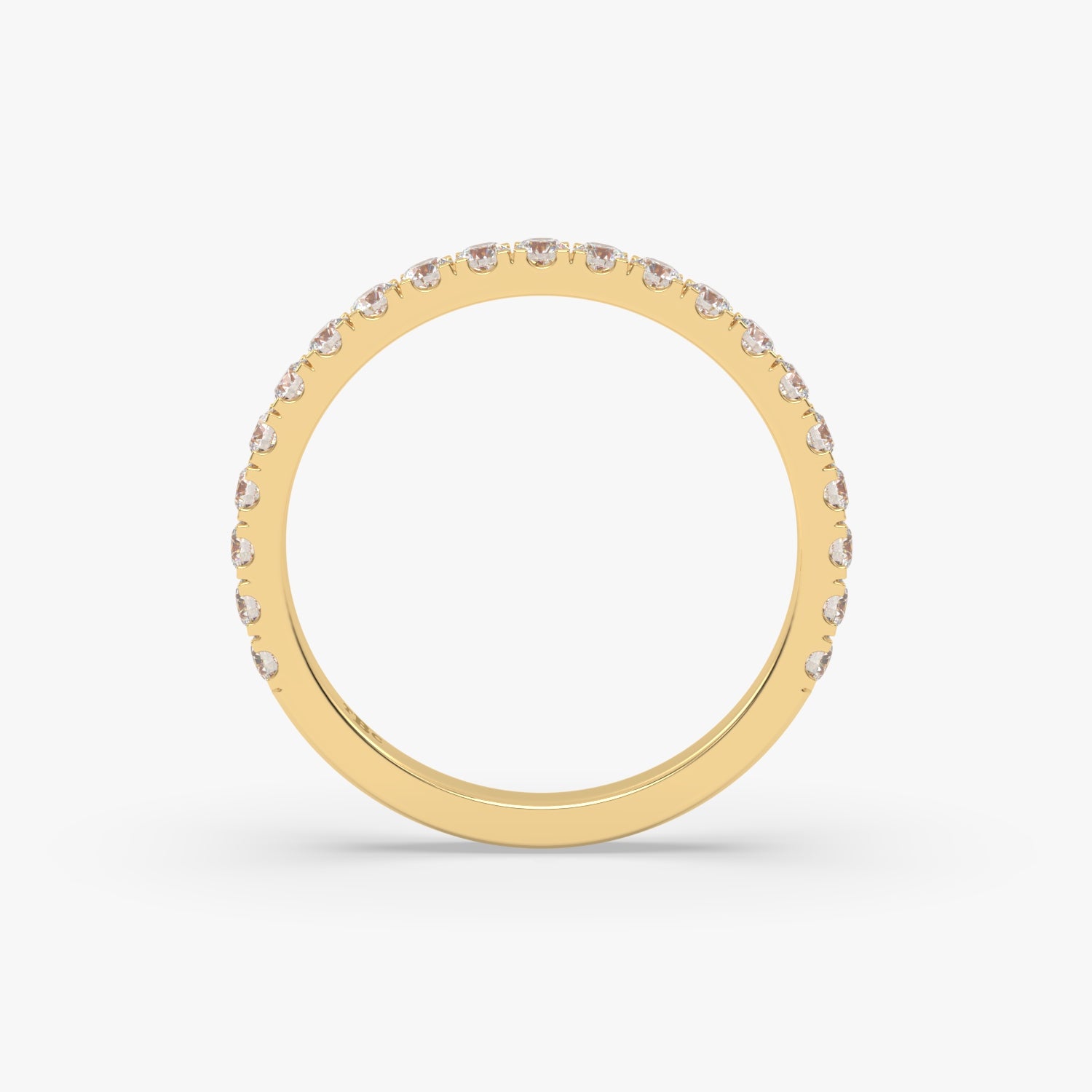 El diamante se muestra con 0.42cts