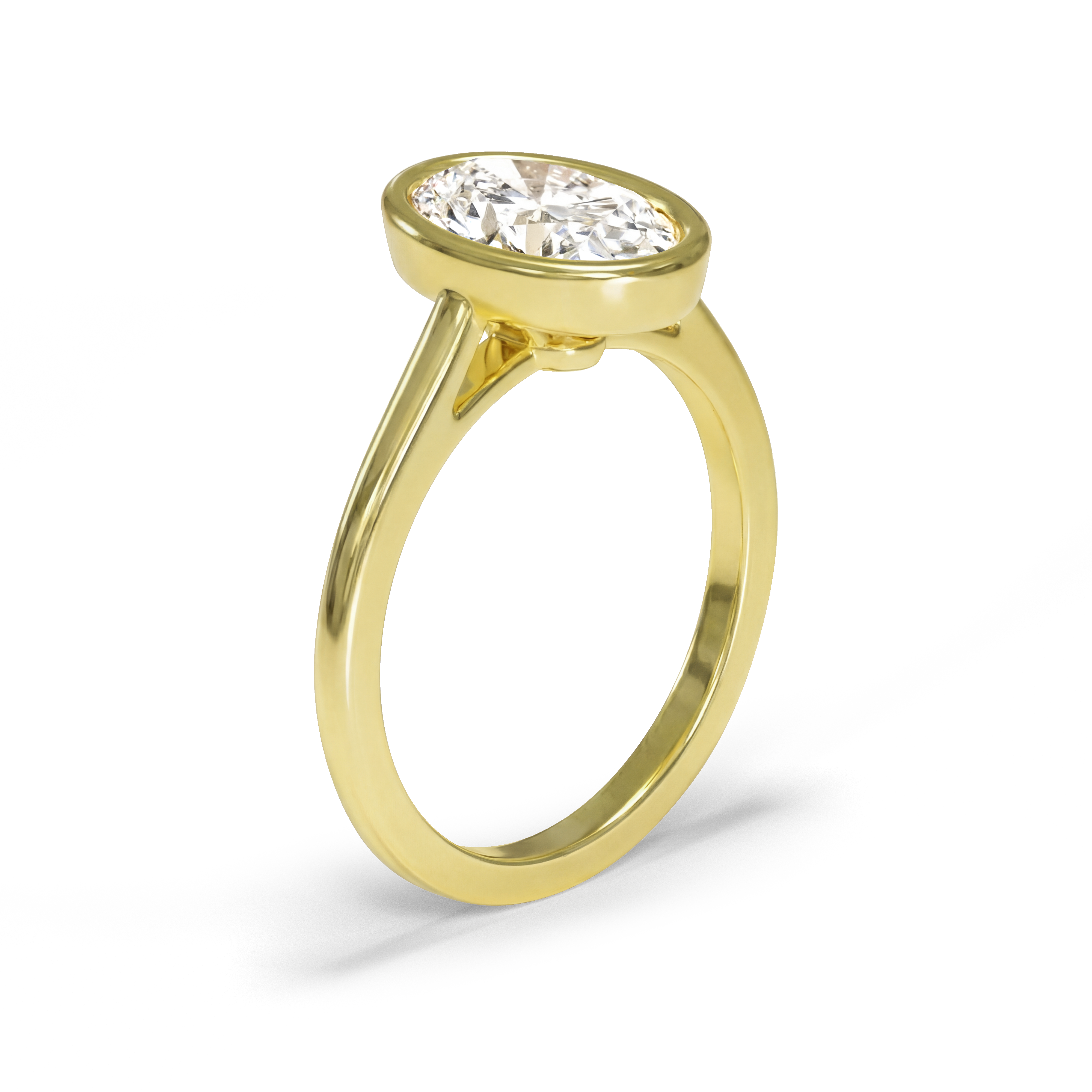 Anillo de Compromiso Bezel