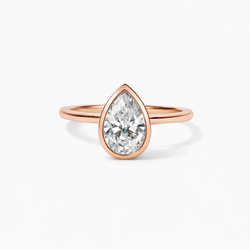 Anillo de Compromiso Bezel