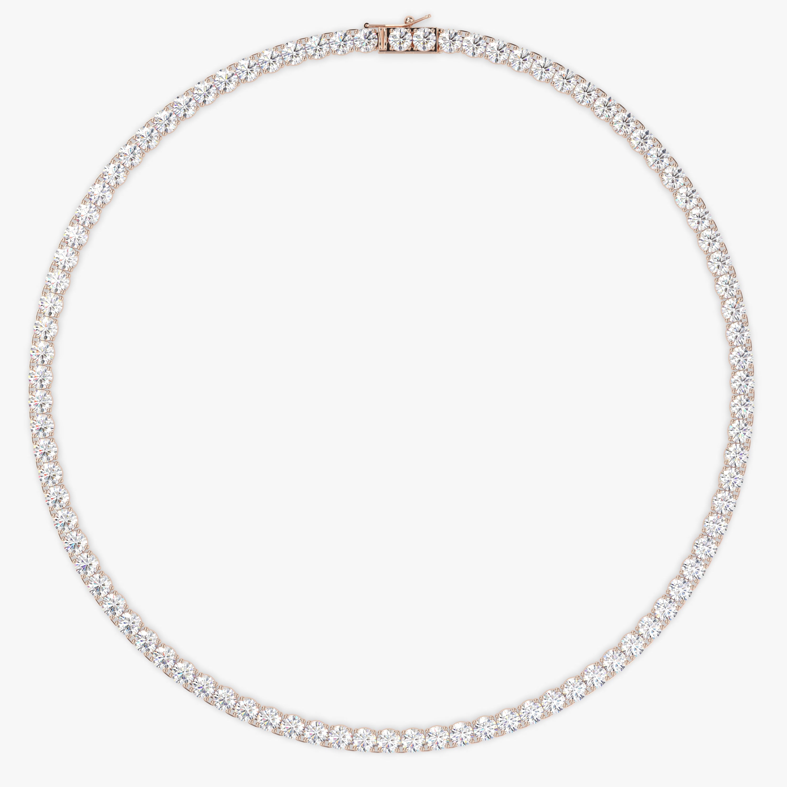 El collar se muestra con 22.50cts