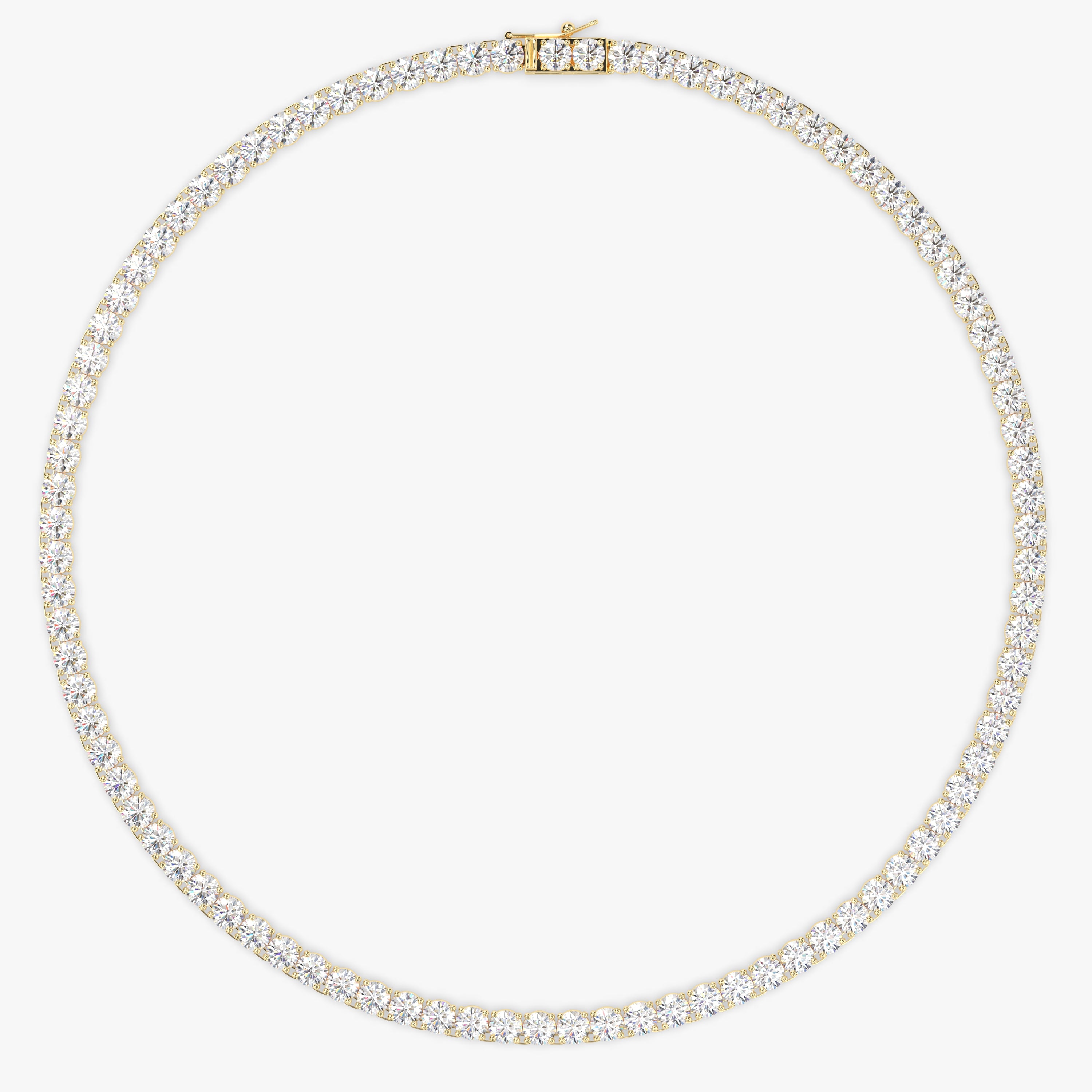 El collar se muestra con 22.50cts