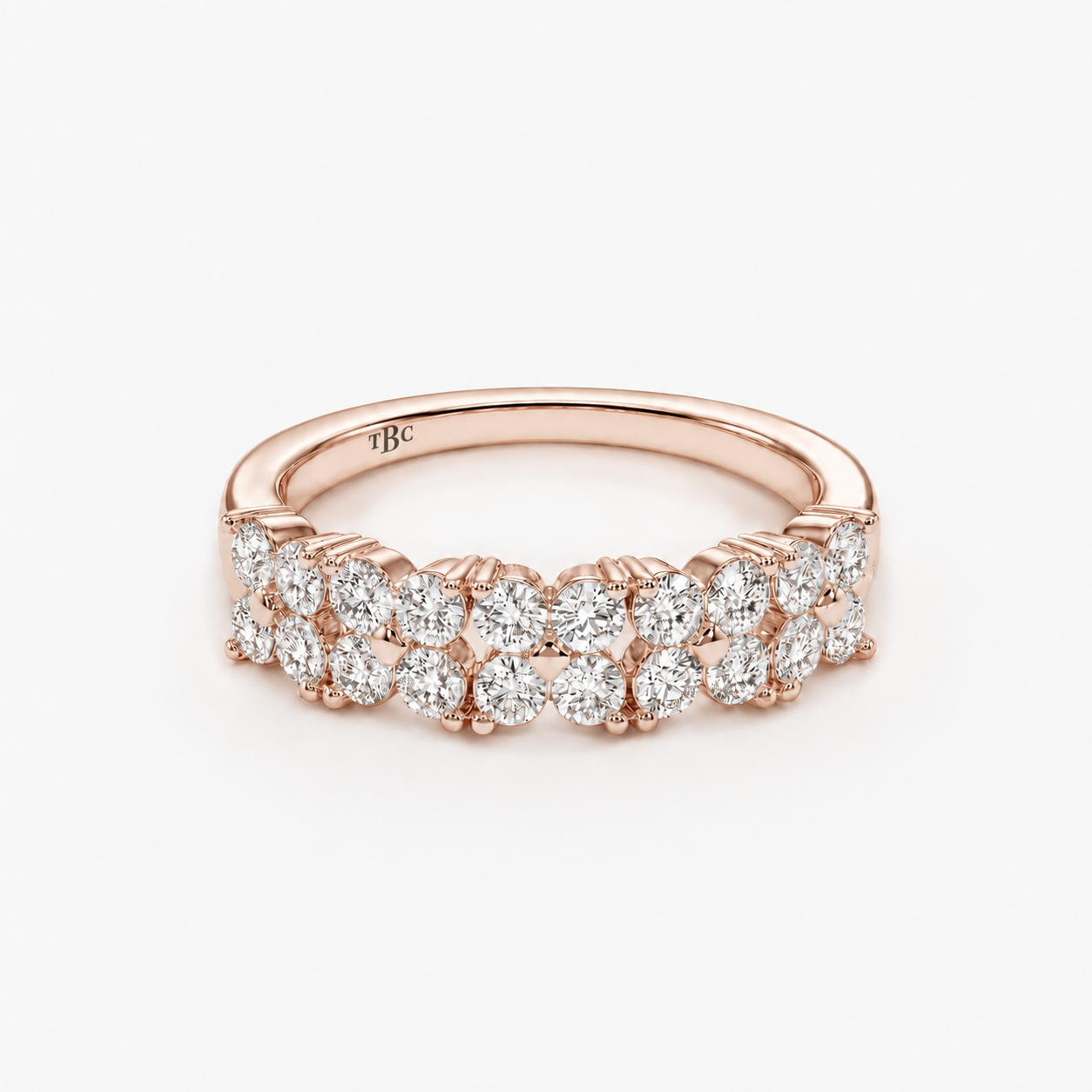 Alianza Felicity oro rosa 18k
