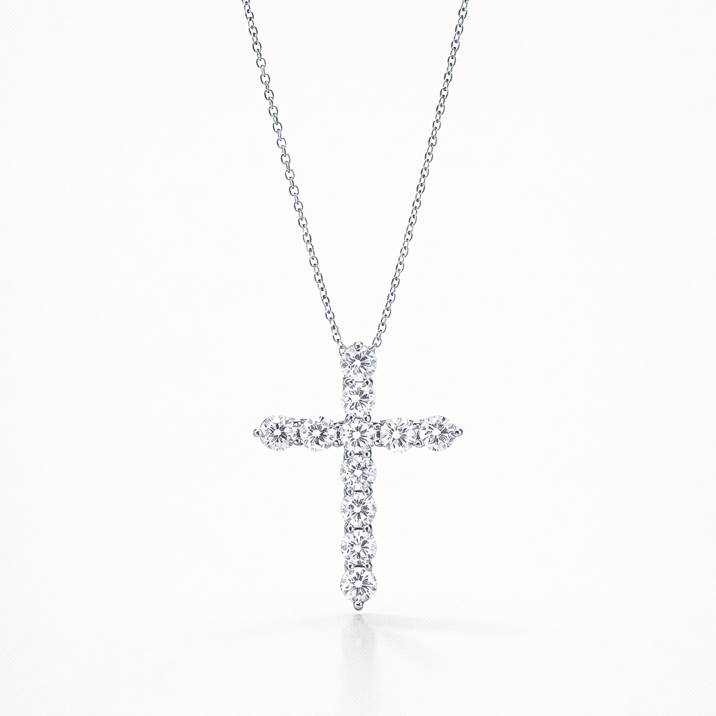 Colgante Cruz de Diamantes - The Bright Club
