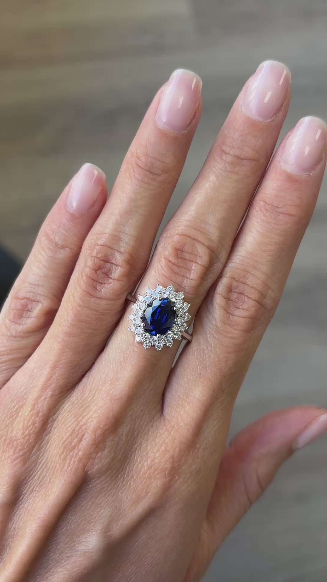 Anillo Zafiro Classic Plus